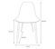 Lot De 4 Chaises Scandinaves Phenix En Plastique Et Métal - Transparent