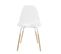 Lot De 4 Chaises Scandinaves Phenix En Plastique Et Métal - Transparent