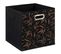 Lot De 2 Boites De Rangement En Tissu Casual - 31x31x31cm - Noir