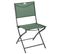 Chaise De Jardin Pliable Modula - Vert Olive Et Gris Graphite