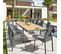 Table De Jardin Extensible Corvo Acacia Et Aluminium - 12 Places