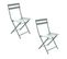 Lot De 2 Chaises De Jardin Pliables En Métal Greensboro - Olive