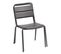 Lot De 2 Chaises De Jardin Empilables Phuket - Gris Graphite