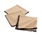 Lot De 3 Serviettes De Table En Coton Recyclé Anaïs - Beige