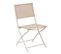 Lot De 4 Chaises De Jardin Pliables Modula - Lin Et Argile