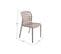 Lot De 4 Chaises De Jardin En Polypropylène Sienne - Gris