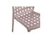 Lot De 4 Chaises De Jardin En Polypropylène Sienne - Gris