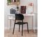 Lot De 2 Chaises Design Cheer - Noir