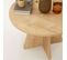 Table Basse Ronde Valence En Bois - Beige