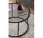 Table Basse Solsiste En Verre - Diam 80 Cm - Noir