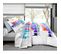 Pack Complet Ny Skyline Bleu Housse De Couette Pour Lit 160 X 200 Cm 100% Coton / 57 Fils/cm²