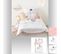 Parure De Couette 140 X 200 "licorne" Réversible 100% Coton / 57 Fils/cm²