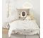 Parure De Couette 140 X 200 "ours" Réversible 100% Coton / 57 Fils/cm²