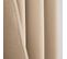 Lot De 2 Rideaux Occultant Thermique Beige 140 X 260 Cm