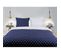 Parure De Couette Pois Bleu - 100% Coton / 57 Fils/cm² 140 X 200 Cm + 1 Taie 65 X 65 Cm