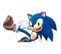 Parure De Couette 140 X 200 "sonic Heros 1" Microfibre / 100% Polyester