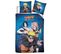 Parure De Couette 140 X 200 "naruto Shippuden" Microfibre / 100% Polyester