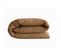 Housse De Couette "manoir" Percale Pur Coton 80 Fils/cm² Vent Du Sud - Cognac - 240 X 220 Cm