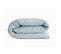 Housse De Couette "manoir" Percale Pur Coton 80 Fils/cm² Vent Du Sud - Glacier - 200 X 200 Cm