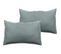 Lot De 2 Taies D’oreiller Palace Pur Coton Teint Lavé 63 Fils/cm² - Palace Lichen - 50 X 70 Cm