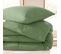 Parure De Couette "gaze De Coton" 260 X 240 Pour Lit 2 Places 160 à 180 Cm - Gaze De Coton Olive