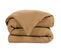 Pack Housse De Couette "gaïa"- "gaze De Coton" - Gaïa Camel - Pack 3 Pièces Pour Lit 90 X 190 Cm