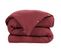 Pack Housse De Couette "gaïa"- "gaze De Coton" - Gaïa Lie De Vin - Pack 4 Pièces - 140 X 190 Cm