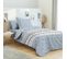 Pack Complet Housse De Couette Réversible Pour Lit 90 X 190 Cm Heart Bleu