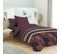 Pack Complet Housse De Couette Réversible Pour Lit 90 X 190 Cm Stella Choco