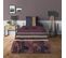 Parure De Couette Pour Lit 90 X 190 Cm Stella Choco 100% Coton / 57 Fils/cm²