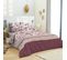 Pack Complet Housse De Couette Réversible Pour Lit 160 X 200 Cm Cashemire Bordeaux