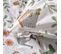 Parure De Couette 140 X 200 "happy Garden" Réversible 100% Coton / 57 Fils/cm²