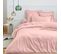 Housse De Couette 260 X 240 Cm "prémium" Pour Lit 2 Places King Size - Prémium Rose Dragée