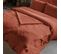 Bout De Lit Gaze De Coton 90 X 220 Cm Terracotta