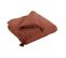 Bout De Lit Gaze De Coton 90 X 220 Cm Terracotta