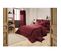 Edredon Double Gaze De Coton Luxe 150 X 150 Cm Gaia Bordeaux