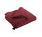 Edredon Double Gaze De Coton Luxe 150 X 150 Cm Gaia Bordeaux