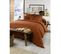 Housse De Couette Chaude En Flanelle 200 X 200 Cm Candice Orange