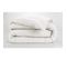 Housse De Couette Chaude En Flanelle 240 X 220 Cm Candice Blanc