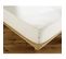 Drap Housse Coton Luxe 90 X 190 Cm Bonnet 30 Cm Ambre Beige