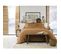 Housse De Couette Flanelle 200 X 200 Cm Candice Camel Marron