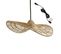 Suspension D'extérieur Marbella Outdoor Cable Beige Corde Naturelle H14 Cm