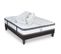 Ensemble Matelas Signature Ressorts Ensachés Accueil Mémoire + Sommier Gris + Accessoires -160 X 200