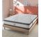 Ensemble Matelas Signature Ressorts Ensachés Accueil Mémoire Et Sommier Kit Bois - 90 X190 Cm