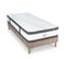 Ensemble Matelas Signature Ressorts Ensachés Accueil Mémoire Et Sommier Kit Bois - 90 X190 Cm