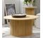 Table Basse Bois Naturel Alba 90x90cm