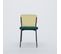 Juna - Lot De 2 Chaises En Rotin Et Velours Vert