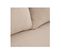 Canapé D'angle Droit Tissu Beige - Linou