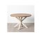 Table De Repas Ronde Bois/métal Blanc Taille M - Malimo