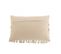 Coussin Cosy Rectangle Cotton Beige - L 42 X L 62 X H 1 Cm